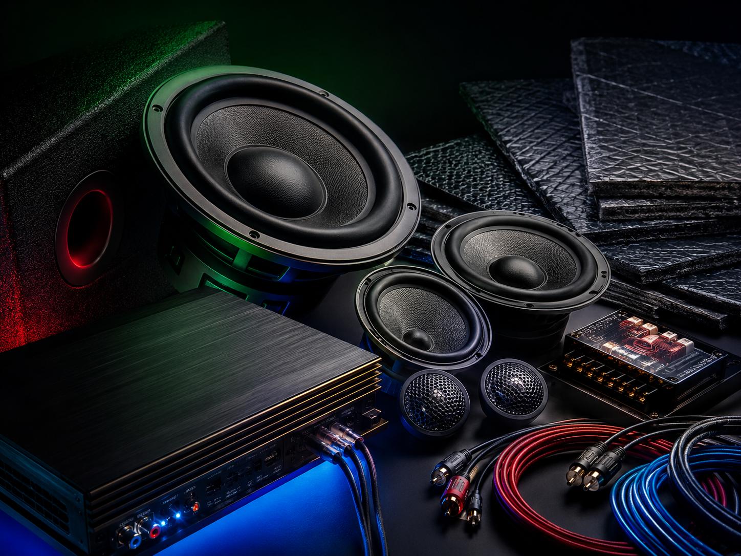 Premium car audio components